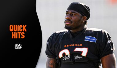 QUICK HITS | Vets Weigh In On Rookie DL Shemar Stewart: 'He's Got The Physical Tools' - Cincinnati Bengals