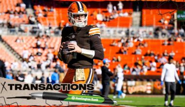 Browns sign 6 players to the practice squad