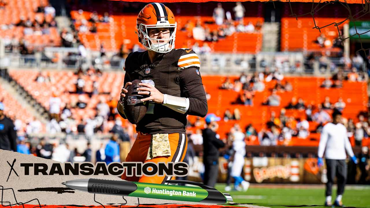 Browns sign 6 players to the practice squad