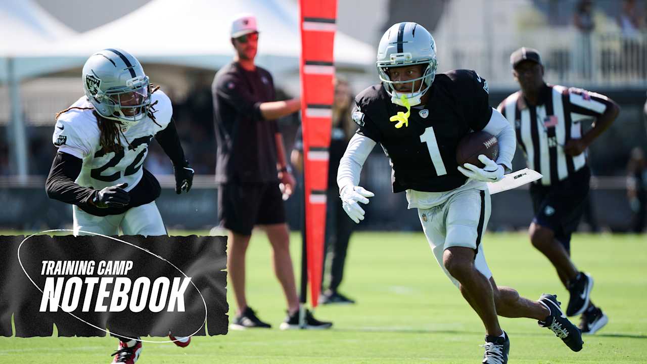 Training Camp Notebook 8/10: Tre Tucker, Alex Bachman see high productivity day - Raiders.com