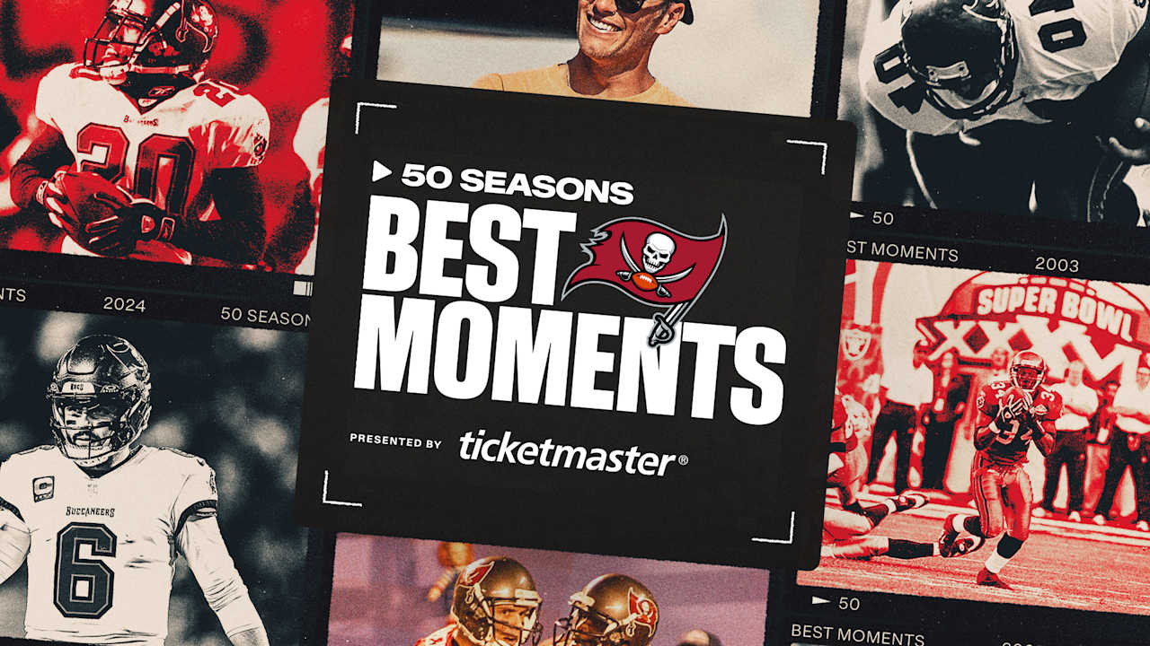50 Seasons Buccaneers Best Moments Presented by Ticketmaster