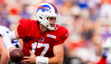QB Josh Allen to rest for Preseason Week 1 vs. Giants, other starters to play 'give or take' one quarter