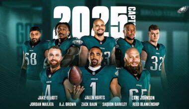 Eagles announce 2025 team captains