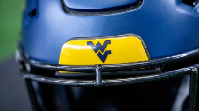 West Virginia Mountaineers football helmet