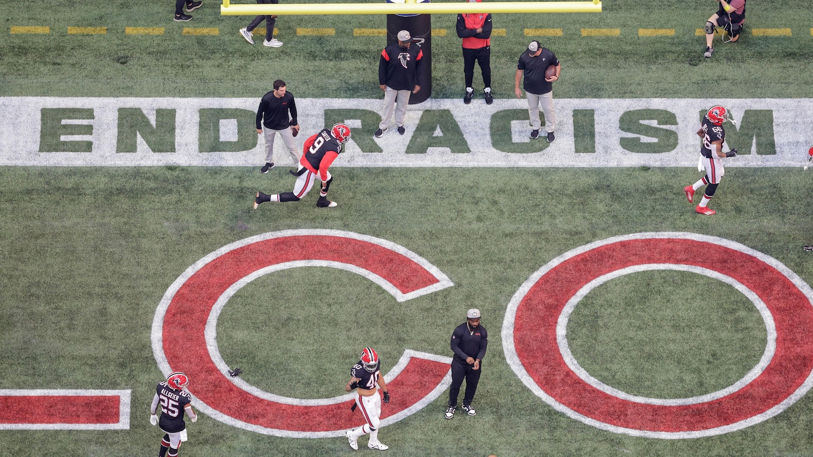 NFL teams will again stencil messages in the end zone