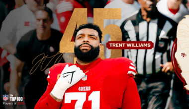Trent Williams Ranked No. 45 on NFL's 'Top 100 Players of 2025'