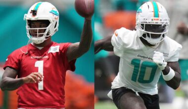 Dolphins QB Tua Tagovailoa says relationship with WR Tyreek Hill 'still a work in progress'
