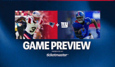 Game Preview: New England Patriots at New York Giants