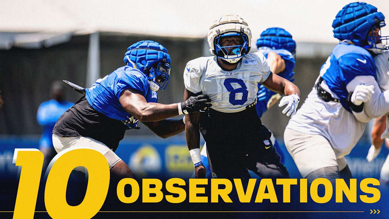 Defensive front's pressure, picks for Kam Kinchens and Derion Kendrick, plus notes on Stetson Bennett, Puka Nacua and Konata Mumpfield