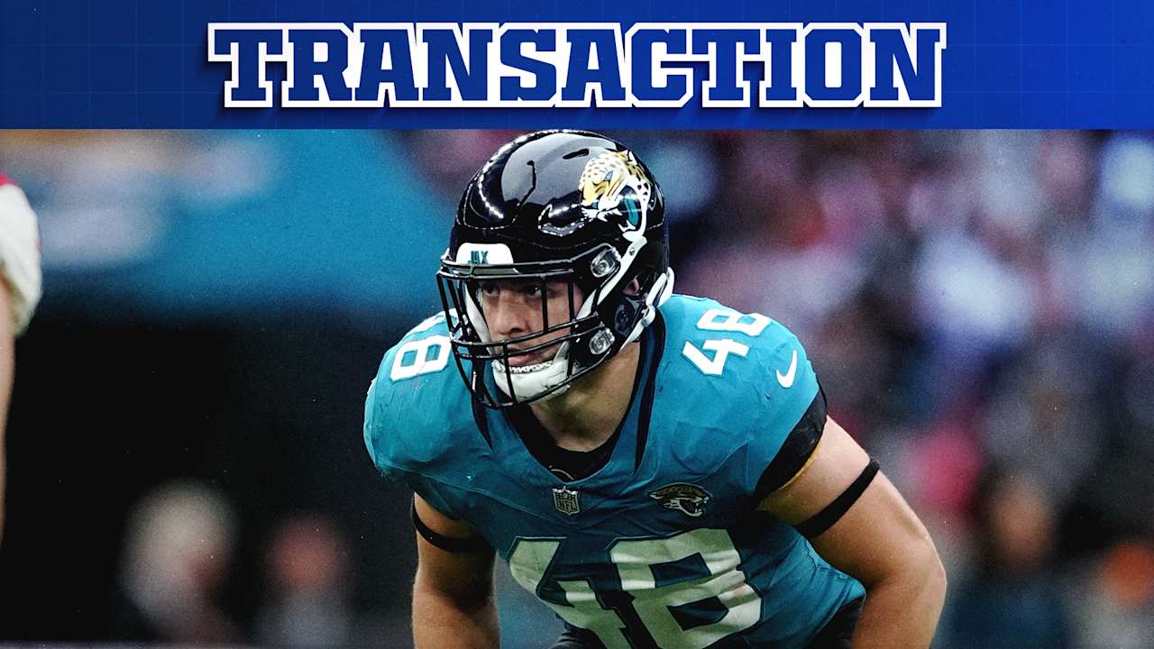 Colts claim LB Chad Muma off waivers from Jacksonville Jaguars, waive DT Tim Smith