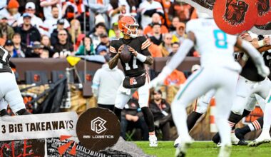 3 Takeaways from the Browns ____ loss to the Dolphins