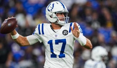 Colts name Daniel Jones starting QB over Anthony Richardson for Week 1