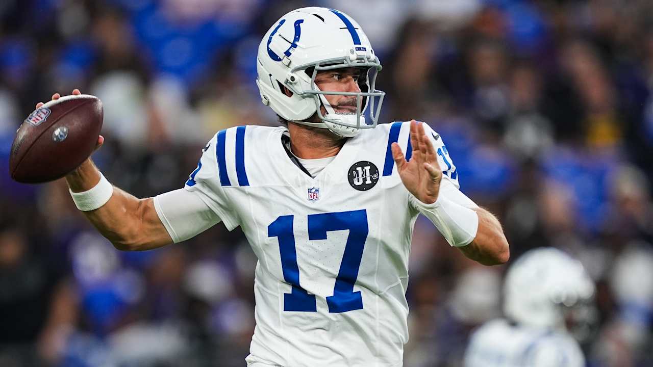 Colts name Daniel Jones starting QB over Anthony Richardson for Week 1