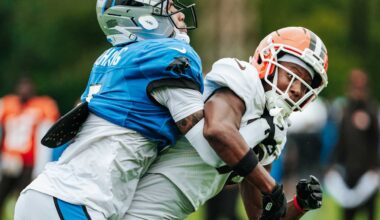 Could sense the "energy" in defense against Browns