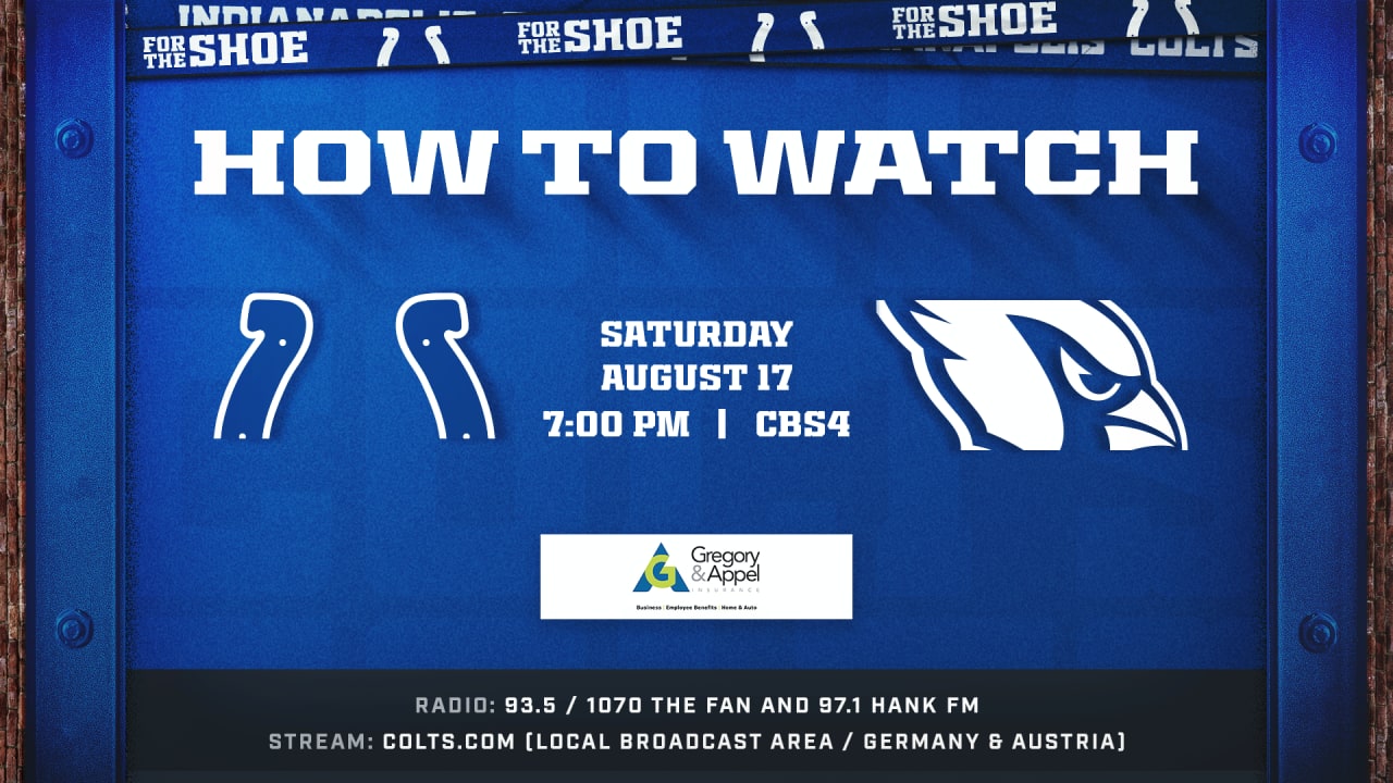 How to watch the Arizona Cardinals at Indianapolis Colts