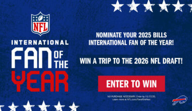 Buffalo Bills kickoff International Fan of the Year search for 2025 season