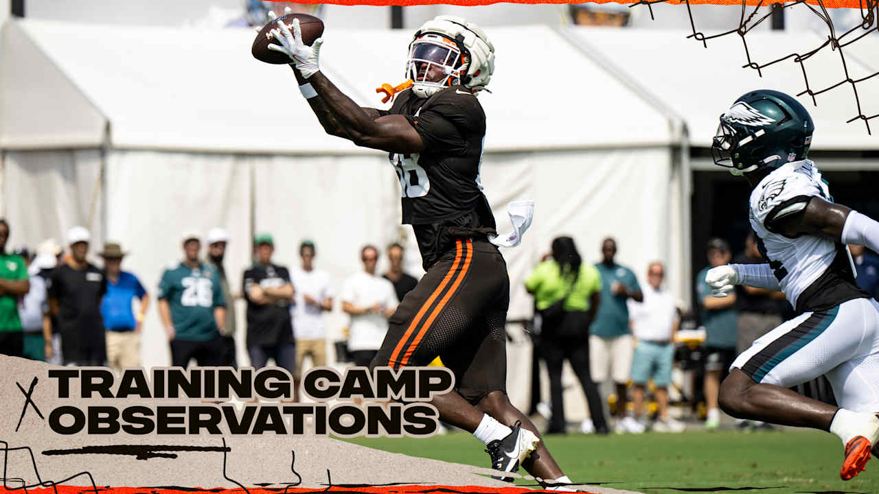 Browns’ offense scores in second joint practice with Eagles