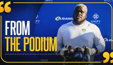 Rams head coach Sean McVay and offensive lineman Kevin Dotson discuss training camp takeaways and look ahead to Tuesday's joint practice with the Cowboys