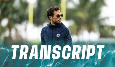 Transcript: Mike McDaniel's Media Availability - Postgame Quotes