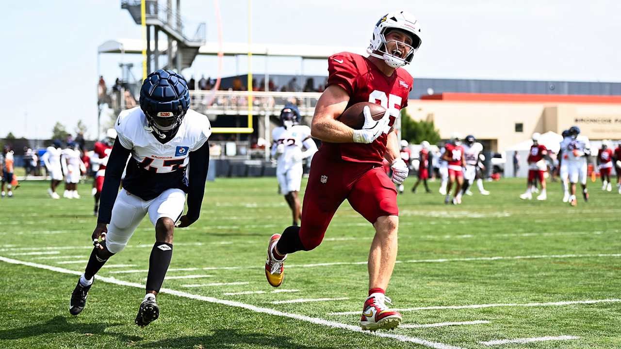 Back Home In Colorado, Trey McBride Shows Broncos His Elite Game During Joint Practice