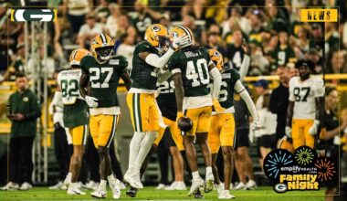 Packers S Omar Brown steals the show at Family Night