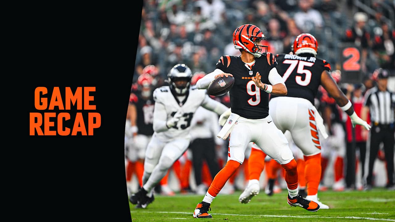 Bengals Eagles Postgame Recap | Stats, Notes and Quotes