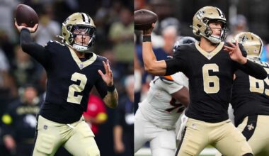 Saints' Kellen Moore to make starting QB decision next week between Spencer Rattler, Tyler Shough