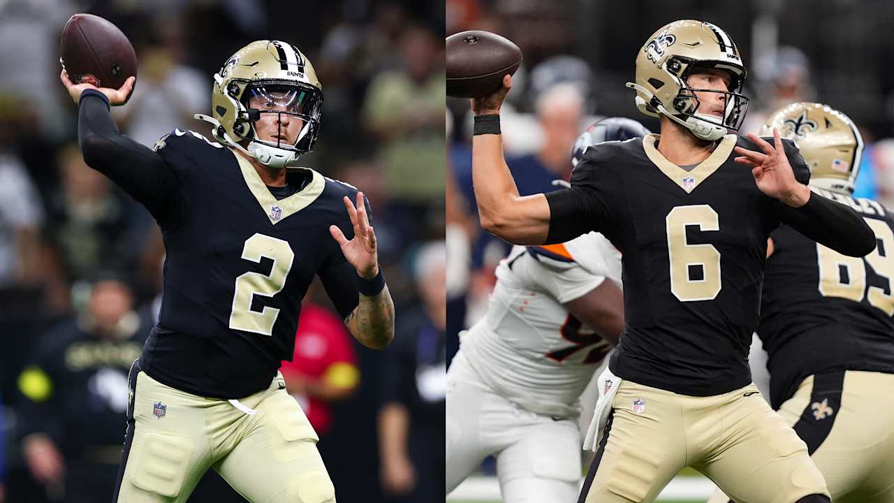 Saints' Kellen Moore to make starting QB decision next week between Spencer Rattler, Tyler Shough