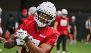 Zay Jones and Kyler Murray continue to link up at training camp...