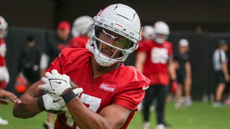 Zay Jones and Kyler Murray continue to link up at training camp...