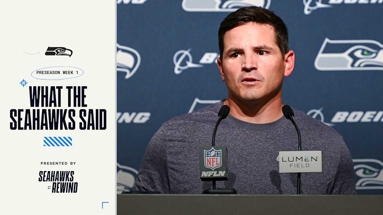 What The Seahawks Said - 2025 Week XX: Seahawks at/vs [Opponent]