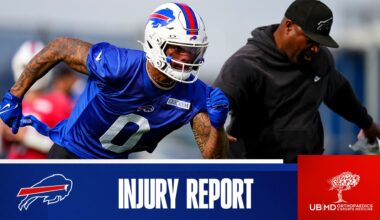Buffalo Bills injury report at Rams