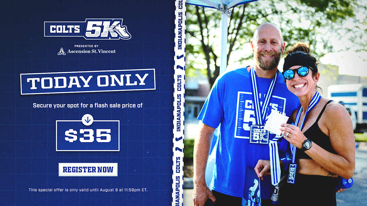 Register for Colts 5K today for $35
