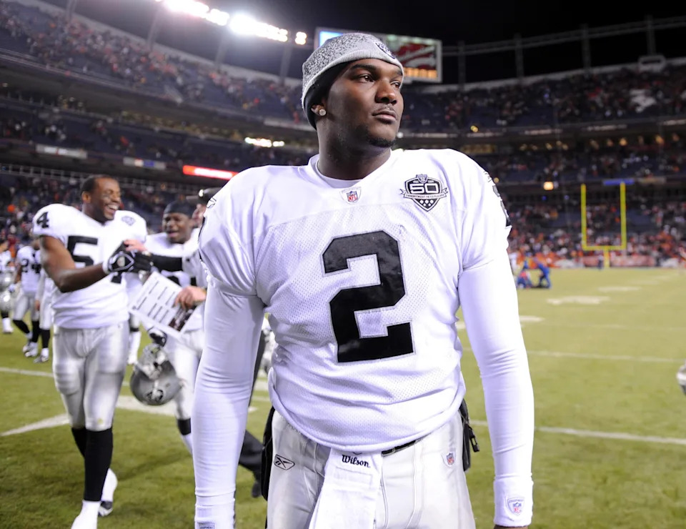 JaMarcus Russell's troubles in Alabama put the former No. 1 overall pick by the Raiders back in the headlines for the wrong reasons. The quarterback from LSU isn't alone in being a Raiders choice in the first round who didn't exactly work out but he has the highest profile.