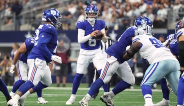 Giants unveil Jaxson Dart package as QB of the future makes NFL debut