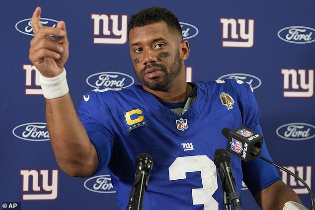 Giants quarterback Russell Wilson is focusing on himself going into Week 2 against Dallas