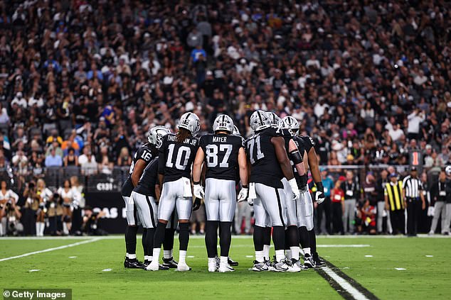 The Raiders refused a tribute for him altogether during their game later in the evening