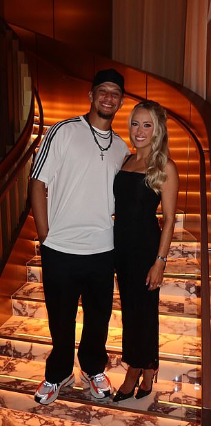 Brittany and Patrick Mahomes