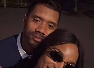 New York Giants quarterback Russell Wilson and wife Ciara enjoyed an NYC date night