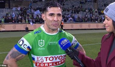 Raiders playmaker Jamal Fogarty was shattered following his side's 32-12 loss