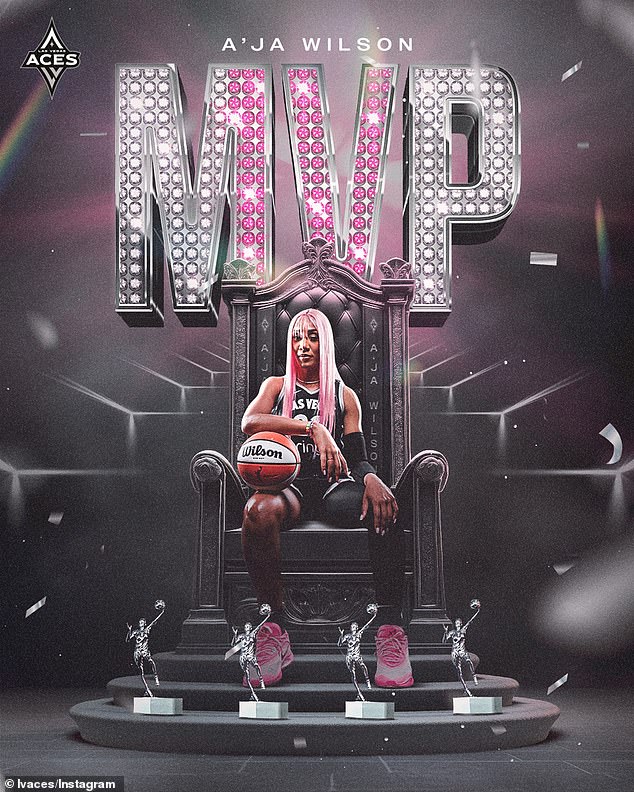 In a nod to the pink wig Wilson wore while launching her signature A'One sneaker (pictured), the 70-year Davis donned his own alongside her parents, who also shared in the fun