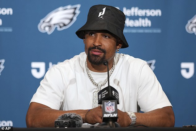 Brees also excluded Eagles quarterback Jalen Hurts in his list of the league's most impressive signal callers so far