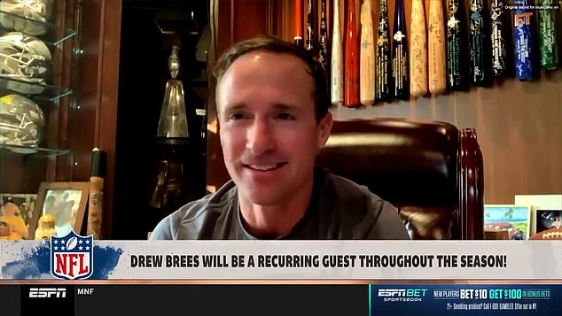 Drew Brees claimed that the Philadelphia Eagles offense are 'the most boring' in the NFL
