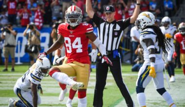 49ers agree with Kendrick Bourne with wide receiver depth a concern