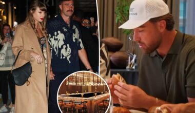Taylor Swift and Travis Kelce have date night at soft opening of 1587 Prime Steakhouse