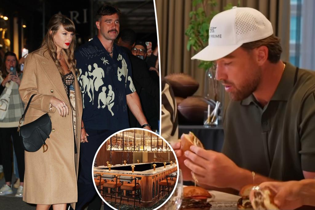 Taylor Swift and Travis Kelce have date night at soft opening of 1587 Prime Steakhouse