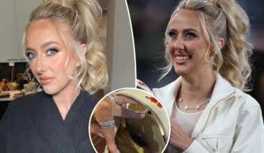 Brittany Mahomes admits to stashing her hair extensions in her purse mid-Chiefs game