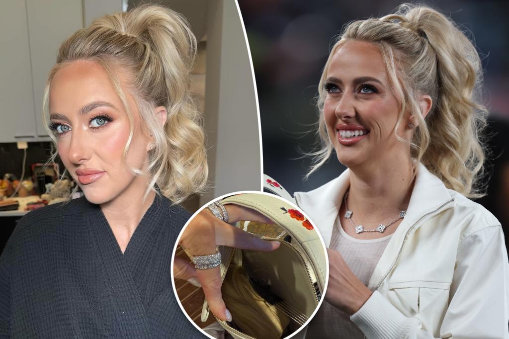 Brittany Mahomes admits to stashing her hair extensions in her purse mid-Chiefs game