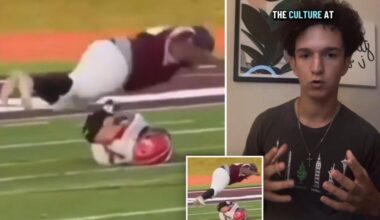 Michigan high school football player speaks out after teammate pancakes opponent, fracturing spine during game