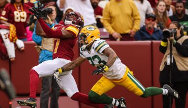 Washington Commanders are road underdogs against the Green Bay Packers